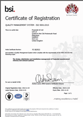 ISO 19001 certificate ISO 9001 certificate